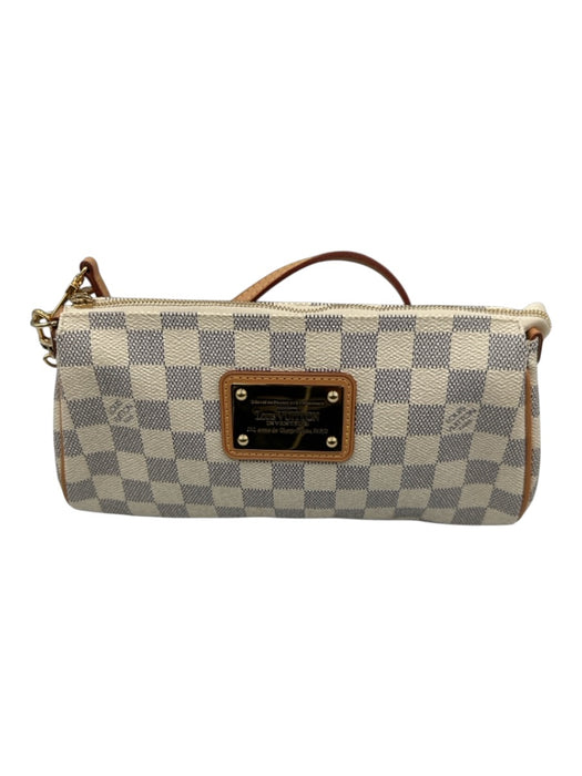 Louis Vuitton Beige, Gray & Brown Canvas Crossbody Gold Hardware Zip Close Bag Beige, Gray & Brown / S