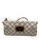 Louis Vuitton Beige, Gray & Brown Canvas Crossbody Gold Hardware Zip Close Bag Beige, Gray & Brown / S