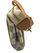 Louis Vuitton Beige, Gray & Brown Canvas Crossbody Gold Hardware Zip Close Bag Beige, Gray & Brown / S