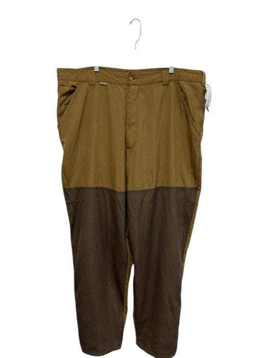 Beretta Size 60/XL Beige & Brown Nylon Color Block High rise Mesh lining Pants Beige & Brown / 60/XL