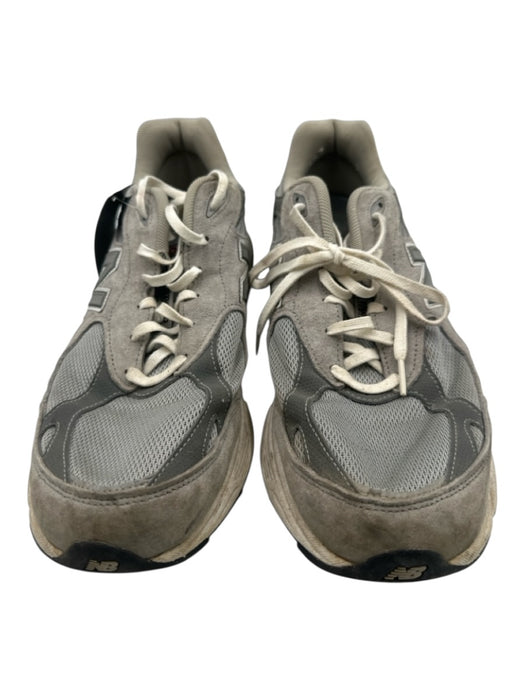 New Balance Shoe Size 13 AS IS Gray Leather & Synthetic Lace Up Sneaker Shoes Gray / 13