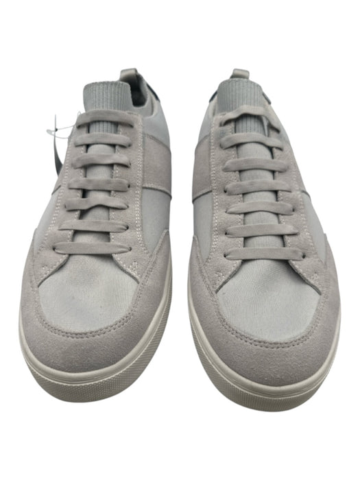 Peter Millar Shoe Size 13 Gray Leather & Synthetic Running Stretch Slip On Shoes Gray / 13