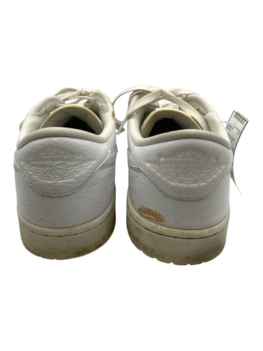Nike Shoe Size 13 AS IS White Leather Perforated Lace Up Sneaker Men's Shoes White / 13