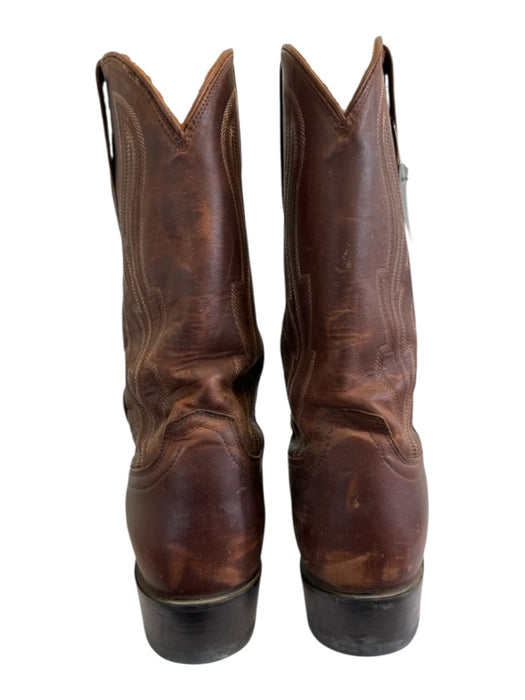 Tecovas Shoe Size 12.5 AS IS Brown Leather Cowboy Square Toe Half Calf Boots Brown / 12.5