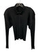 PLEATS PLEASE ISSEY MIYAKE Size 4 Black Polyester Micropleat Crinkle Jacket Black / 4