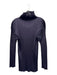 Issey Miyake Size M Purple Polyester Micropleat Crinkle Long Sleeve Top Purple / M