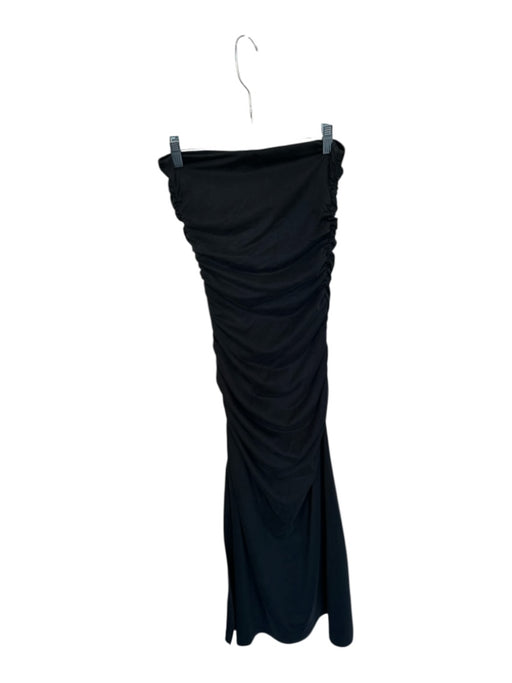 Anthropologie Size XS Black Sleeveless Gathered Scrunched Maxi Dress Black / XS