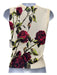 Dolce & Gabbana Cream, Pink, Green Silk Floral Cardigan Tank Set Sweater Set Cream, Pink, Green