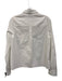 Longchamp Size 36 White Cotton Blend Button Down Long Sleeve Collared Poplin Top White / 36