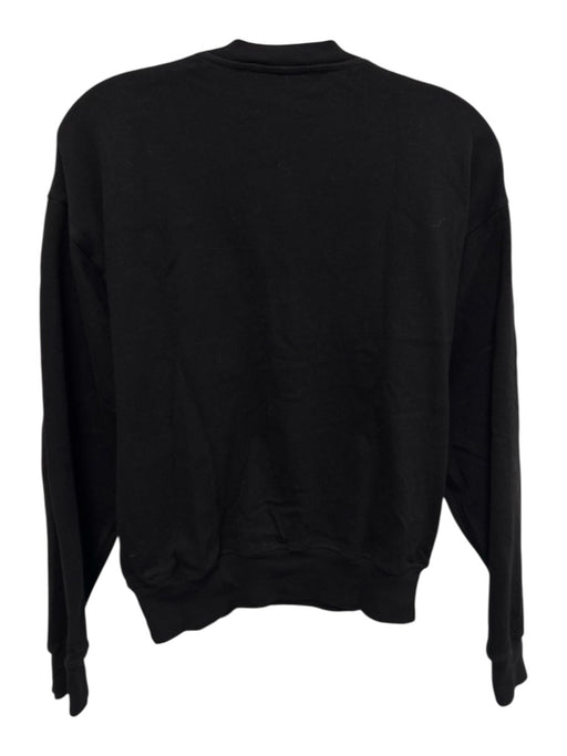 LEEN Size 1/Small Black Cotton Long Sleeve Half Button Jogger Pant Set Black / 1/Small