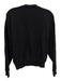 LEEN Size 1/Small Black Cotton Long Sleeve Half Button Jogger Pant Set Black / 1/Small