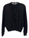 LEEN Size 1/Small Black Cotton Long Sleeve Half Button Jogger Pant Set Black / 1/Small
