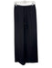 Ann Mashburn Size Small Black Silk Elastic Waist Wide Leg Pants Black / Small