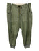 Greg Lauren Size 3/ US 8 Olive Cotton Blend Cargo Jogger Pants Olive / 3/ US 8