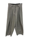 support surface Size 1/S Black & Cream Polyester Houndstooth Pleats Barrel Pants Black & Cream / 1/S