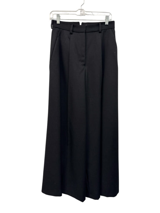 support surface Size 1/S Black Polyester Wide Leg Pleats Trouser Pants Black / 1/S