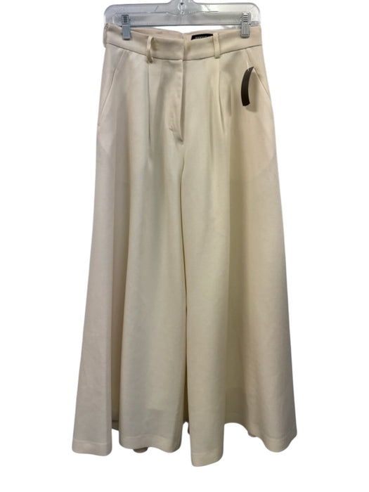 support surface Size 1/S Cream Polyester Wide Leg Pleats Trouser Pants Cream / 1/S