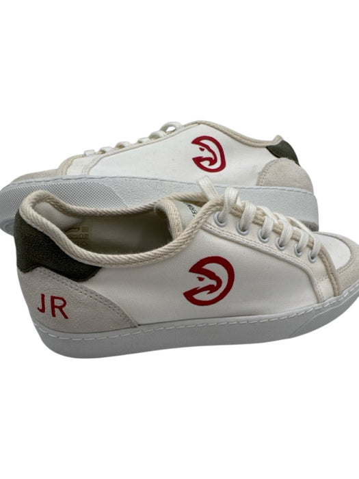Inkerman Shoe Size 38 Off White Canvas Logo Low Top Sneakers Off White / 38