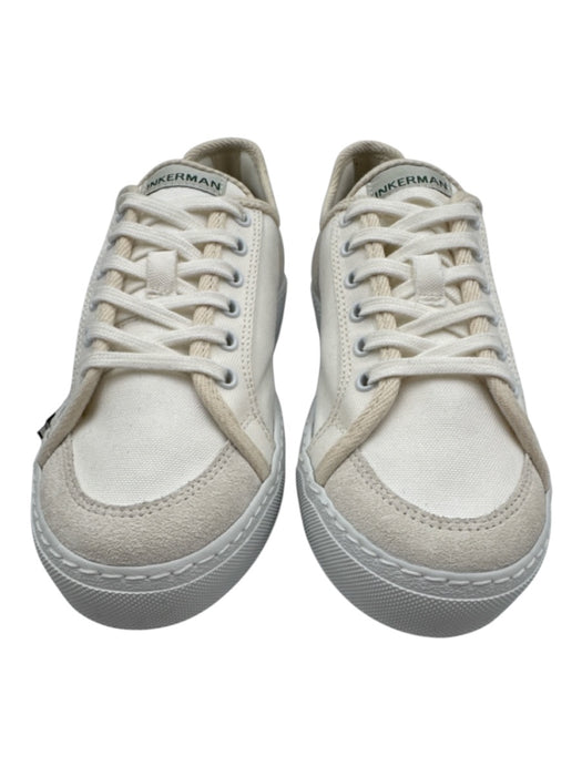 Inkerman Shoe Size 38 Off White Canvas Logo Low Top Sneakers Off White / 38