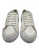 Inkerman Shoe Size 38 Off White Canvas Logo Low Top Sneakers Off White / 38
