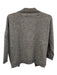 Il Borgo Size 40 Charcoal Cashmere Blend Long Sleeve Knit Open Front Sweater Charcoal / 40