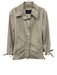 Giorgio Armani Size 46 / M Beige Cotton & Silk Snap Button Flap Pocket Jacket Beige / 46 / M
