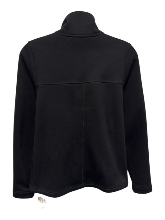 The North Face Size XS Black Polyester Zip Front foldover collar Athletic Jacket Black / XS