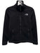 The North Face Size XS Black Polyester Zip Front foldover collar Athletic Jacket Black / XS