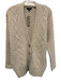 J. Crew Size XS Beige Acrylic & Wool Blend Cable Knit Button Front Sweater Beige / XS