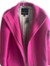 J Crew Size 4 Hot pink Wool & Nylon Front Zip High Neck Pockets Coat Hot pink / 4