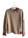 J.Crew by Eckhaus Latta Size M Tan & Amber Cotton Mock Neck Knit Chunky Sweater Tan & Amber / M