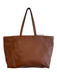 Cuyana Brown Leather Gold hardware Zip Close Two Handle Tote Bag Brown / M