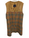 Burberry Size Est L Beige, Red, Black Wool Full Length Tartan Plaid Coat Beige, Red, Black / Est L