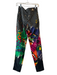 Versace Jeans Couture Size 2 Black & Multi Cotton High Rise Graffiti Jeans Black & Multi / 2