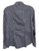 The Shirt Rochelle Behrens Size S Blue & White Cotton Blend Gingham Top Blue & White / S