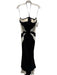 fleur de paris Size Est 8 Black & White Polyester Color Block Sleeveless Gown Black & White / Est 8