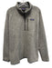 Patagonia Size XXL Gray Polyester Heathered Quarter Zip Men's Jacket Gray / XXL