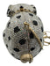Judith Leiber White, Black, Gold Rhinestone Chain Strap Dog Polka dot Clutch Bag White, Black, Gold / Mini