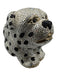Judith Leiber White, Black, Gold Rhinestone Chain Strap Dog Polka dot Clutch Bag White, Black, Gold / Mini