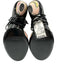 Chanel Shoe Size 37 Black, Pink, White Leather & Canvas Round Toe Pumps Black, Pink, White / 37