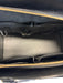 Louis Vuitton Black Epi Leather Zip Close Logo Front Pocket Rolled Handles Bag Black / Large