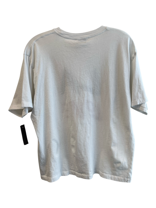 Annie Bing Size Medium White, Black & Red Cotton Short Sleeve Graphic NWT Top White, Black & Red / Medium