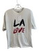 Annie Bing Size Medium White, Black & Red Cotton Short Sleeve Graphic NWT Top White, Black & Red / Medium