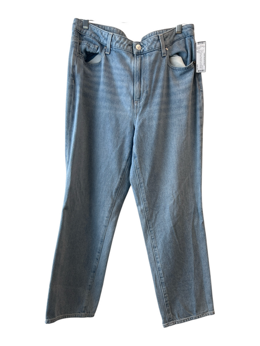 Paige Size 31 Light Denim Cotton Blend 5 Pocket Zip Fly High Waist Jeans Light Denim / 31