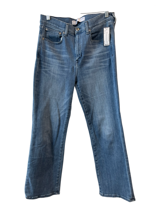 AYR Size 32 Med Light Wash Cotton Blend 5 Pocket Zip Fly High Waist Jeans Med Light Wash / 32