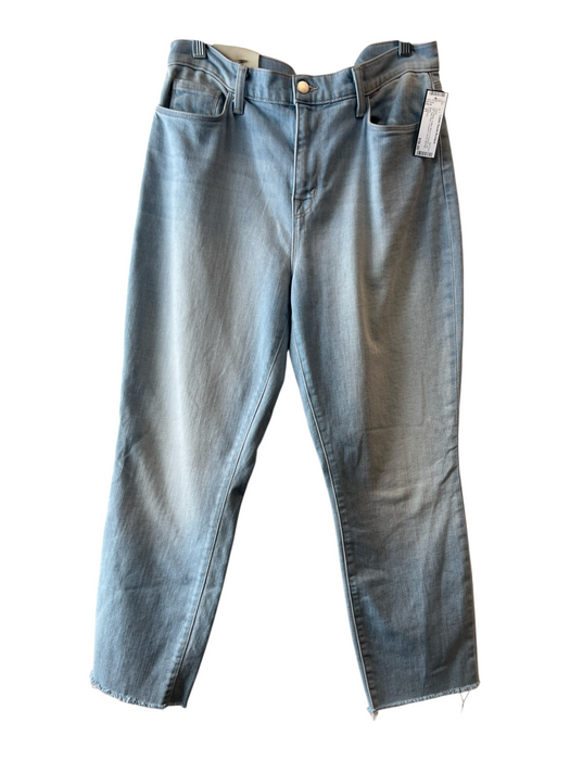 L'agence Size 31 Light Wash Cotton Blend 5 Pocket Zip Fly High Rise Jeans Light Wash / 31