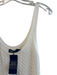 Polo Ralph Lauren Size Medium White Viscose Blend Sleeveless Cable Knit Dress White / Medium