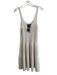Polo Ralph Lauren Size Medium White Viscose Blend Sleeveless Cable Knit Dress White / Medium