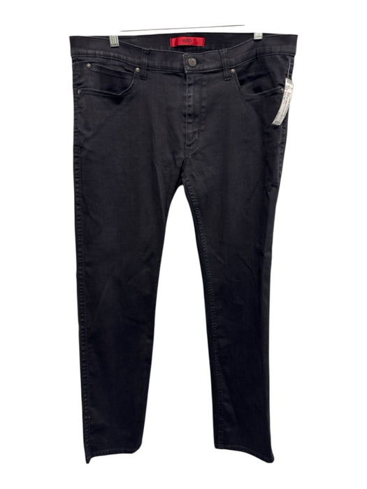 Hugo Hugo Boss Size Est 36 Black Cotton Blend Solid Jean Men's Pants Black / Est 36