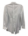 L'agence Size S White Cotton Blend Button Up Back Slit Long Sleeve Shirt Top White / S
